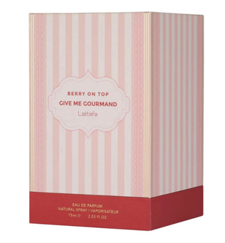 Berry on Top 75ml Eau de Parfum by Lattafa Give me Gourmand Collection