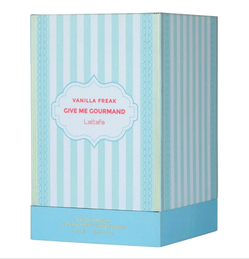 Vanilla Freak 75ml Eau de Parfum by Lattafa Give me Gourmand Collection