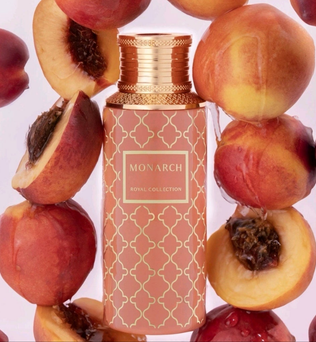 Monarch by Maison Asrar 100ml Eau de Parfum Cardamom, Peach, Cinnamon Jasmine, Milk, Coconut Heliotrope, Patchouli, Musk