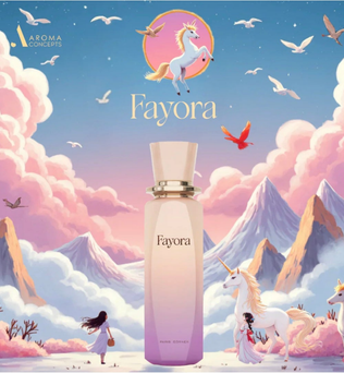 Fayora 100ml Eau de Parfum passion fruit orris jasmine lily of the valley violet sandlewood cedar vanilla musk