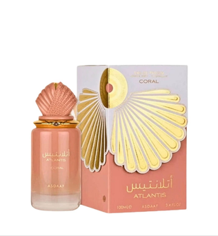 Atlantis Coral by Asdaaf 100ml Eau de Parfum marine citrus peach vanilla musk perfume