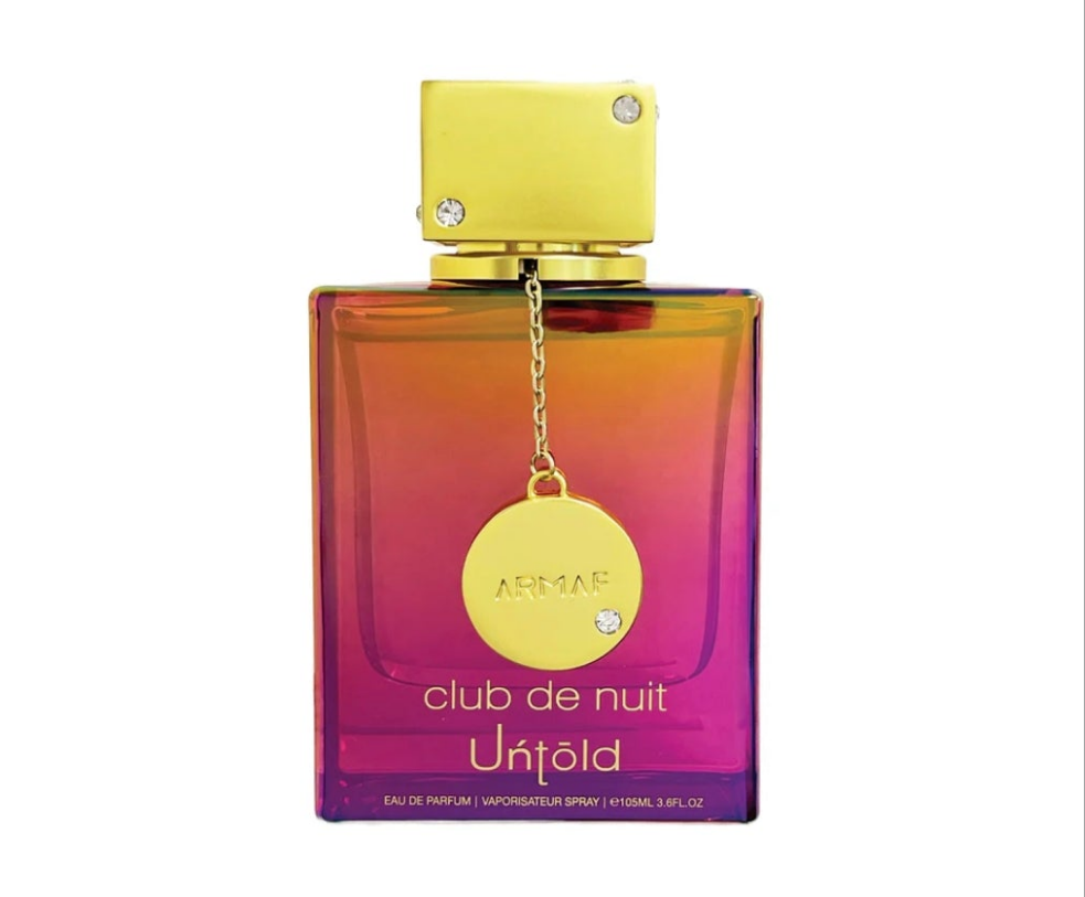 Club de Nuit Untold 105ml Eau de Parfum Saffron Jasmine Ambergris amberwood fir Resin cedar unisex perfume