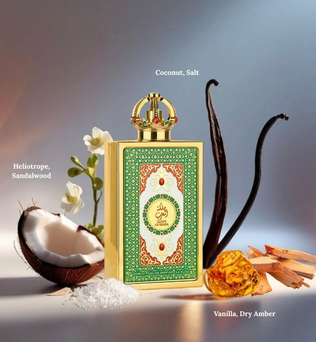 Queen of Arabia by Lattafa Pride 100ml Eau de Parfum sweet floral warm coconut salt heliotrope sandlewood vanilla amber