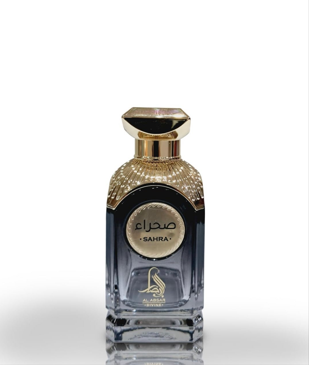 Sahra Al Absar Divine 100ml Eau de Parfum cinnamon cardamom orange blossom Bergamot vanilla elements praline musk ambroxan tonka almond oud perfume