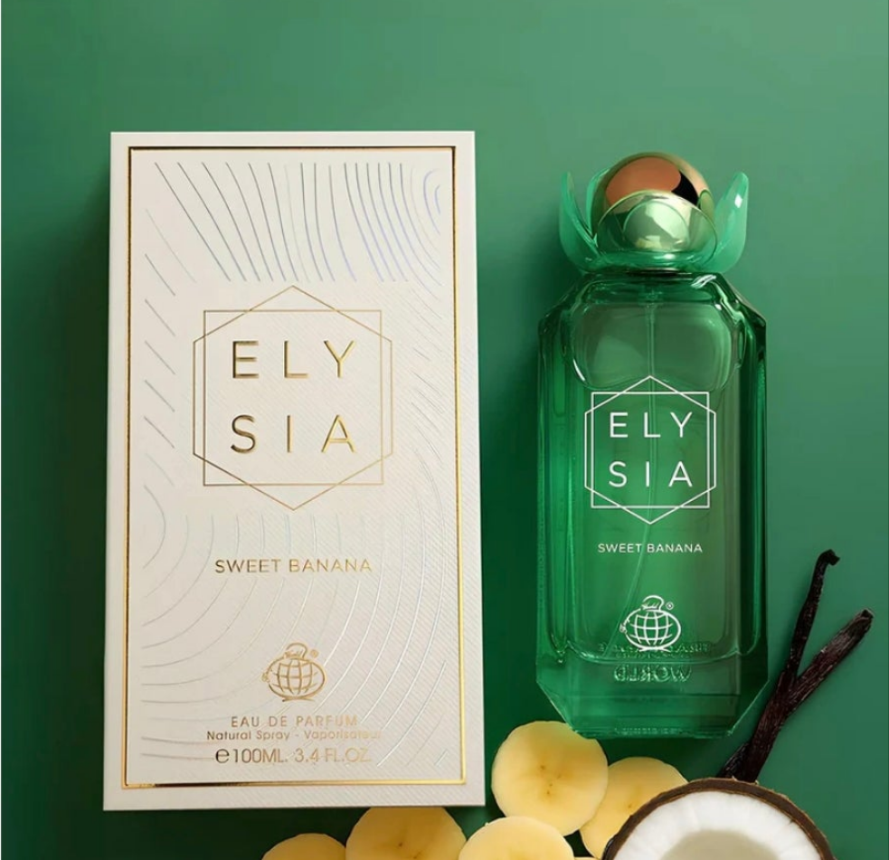 Elysia Sweet Banana 100ml Eau de Parfum Pear Banana Coconut Jasmine Vanilla Sandlewood