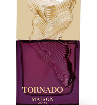 Tornado Maison Asrar 100ml Eau de Parfum Peach, Lychee, Davana, Saffron Cashmere, Incense, Osmanthus Tonka, Musk, Vanilla, Cedarwood