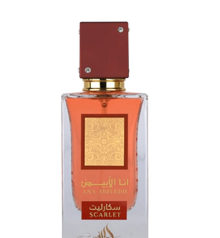 Ana Abiyedh Scarlet 60ml Eau de Parfum Black Cherry, pink pepper, white floral, tonka, nutmeg, Patchouli, caramelised sugar vanilla