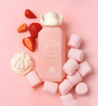 Elysia Marshmallow 100ml Eau de Parfum freesia lemon Nectarine Blossom apple marshmallow strawberry coconut orange blossom Whipped cream sugar vanilla musk raspberry ambroxan