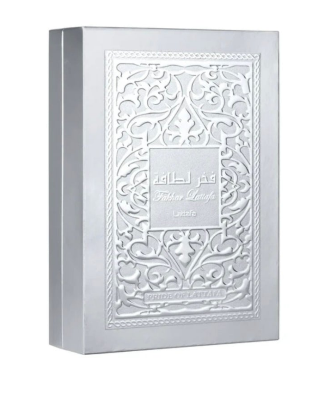 Lattafa Fakhar Platin 100ml Eau de Parfum Bergamot pink pepper cardamom lavender ginger Guava palo Santo incense sandlewood