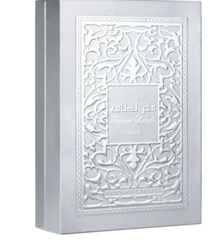 Lattafa Fakhar Platin 100ml Eau de Parfum Bergamot pink pepper cardamom lavender ginger Guava palo Santo incense sandlewood