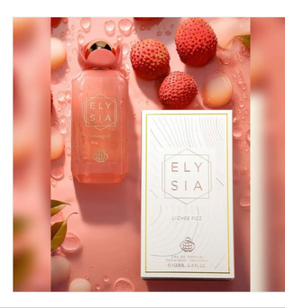 Lychee Fizz Elysia 100ml Eau de Parfum Lychee apple lemon blackcurrent violet rose Jasmine sugar vanilla musk amber sandlewood