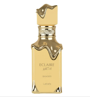 Eclaire Banoffi by Lattafa 100ml Eau de Parfum Banana cream dulche de leche Whipped cream vanilla praline biscuit musk perfume