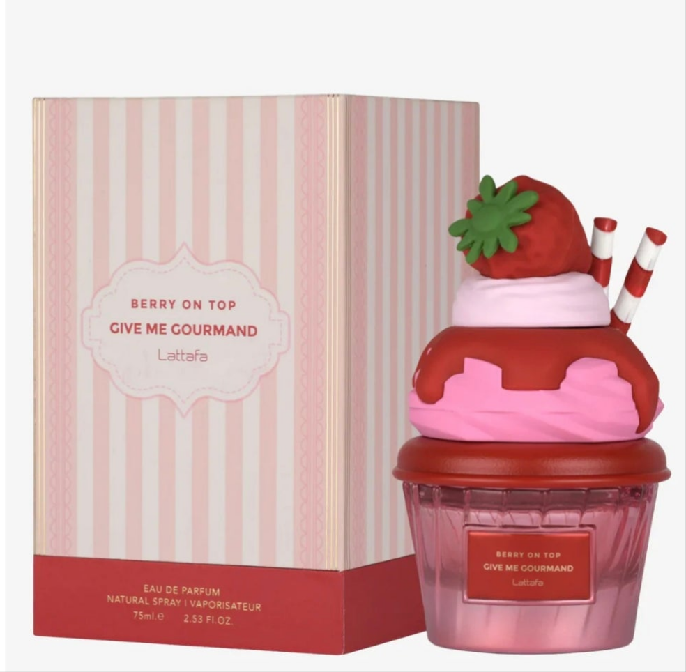 Berry on Top 75ml Eau de Parfum by Lattafa Give me Gourmand Collection