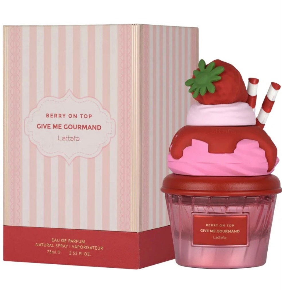 Berry on Top 75ml Eau de Parfum by Lattafa Give me Gourmand Collection
