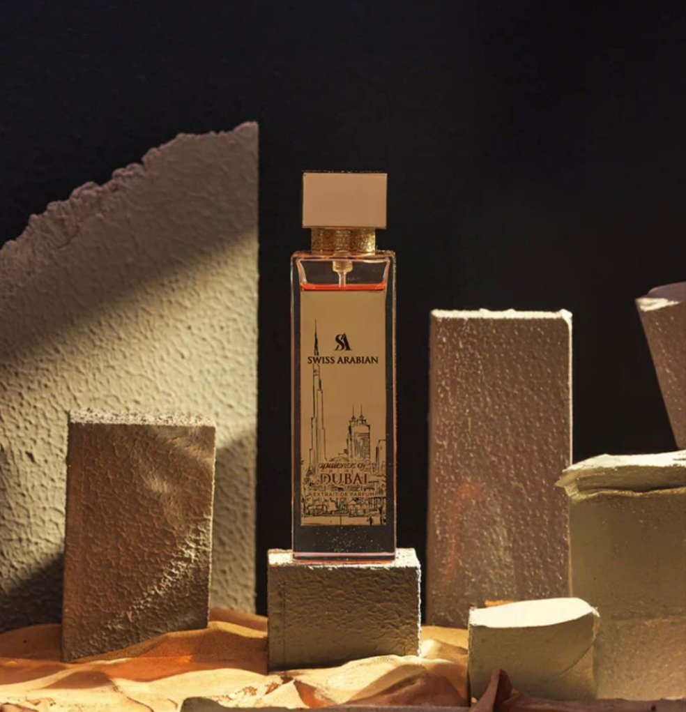 Opulence of Dubai 100ml Extrait de Parfum Spicy Gourmand Woody Bergamot ginger rose pink pepper chocolate cedar vanilla incense