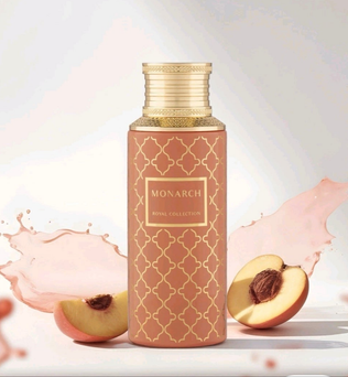 Monarch by Maison Asrar 100ml Eau de Parfum Cardamom, Peach, Cinnamon Jasmine, Milk, Coconut Heliotrope, Patchouli, Musk