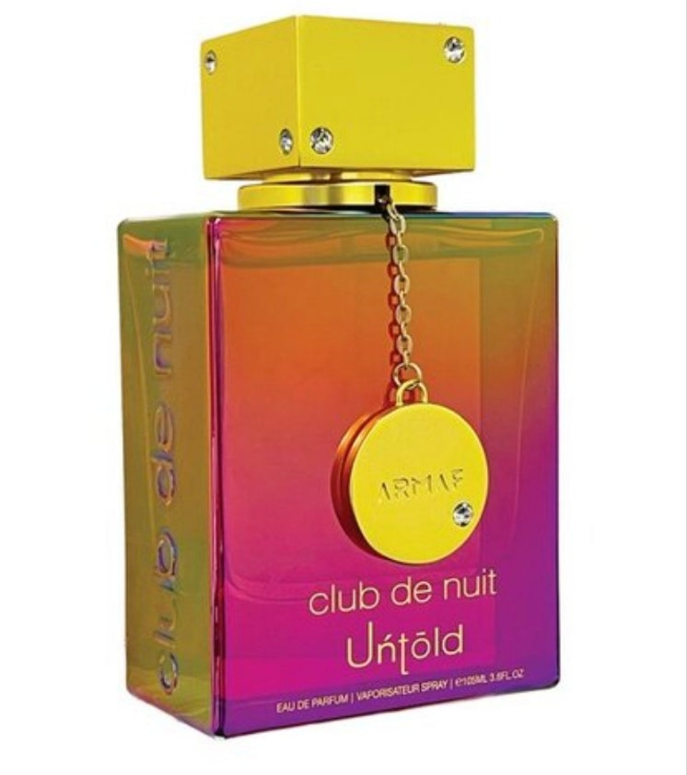 Club de Nuit Untold 105ml Eau de Parfum Saffron Jasmine Ambergris amberwood fir Resin cedar unisex perfume
