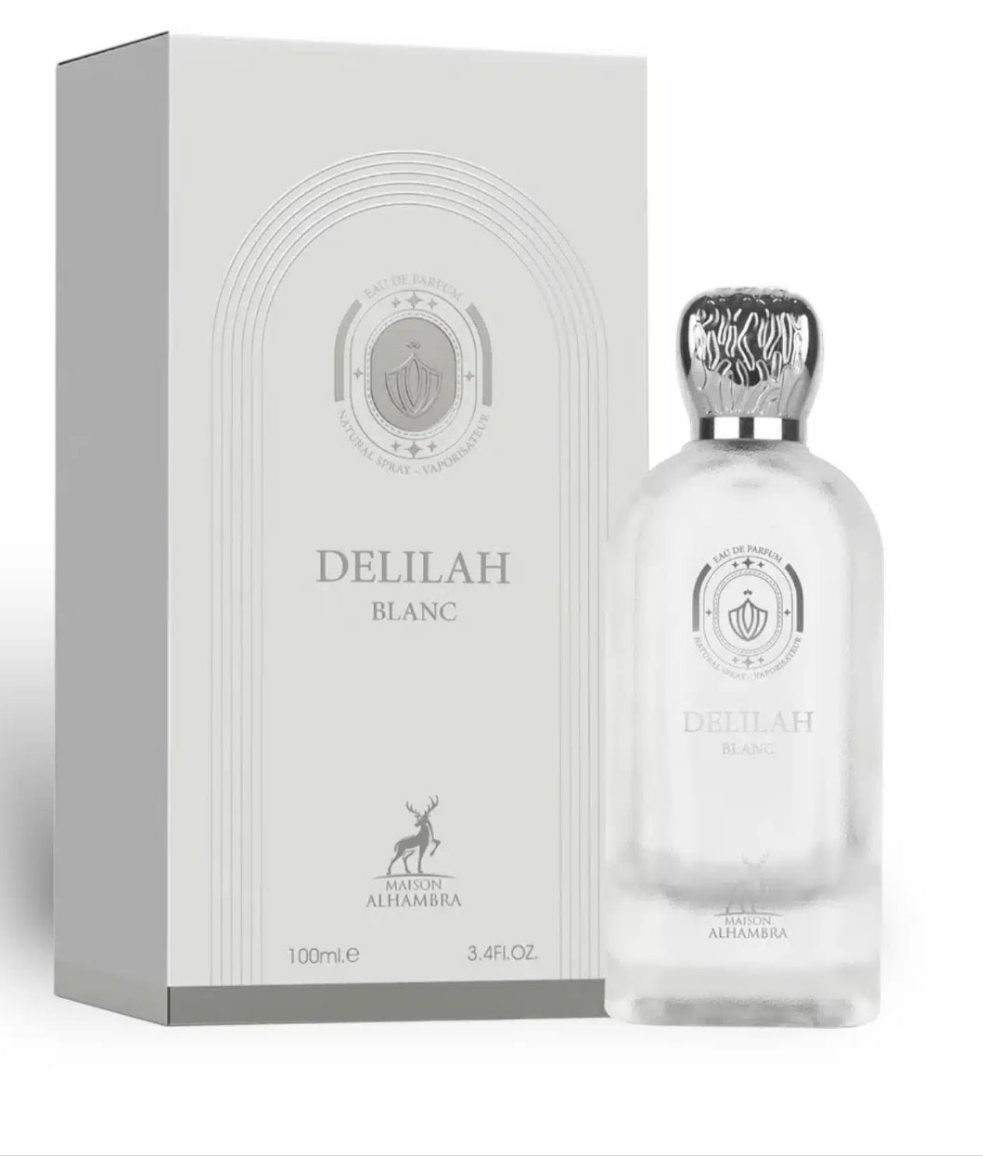 Delilah Blanc 100ml Eau de Parfum citrus white peach orange blossom Vetiver vanilla musk perfume