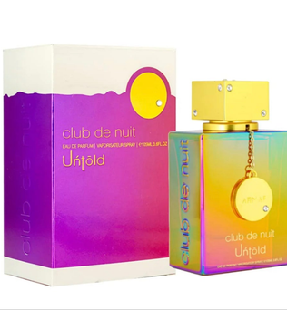 Club de Nuit Untold 105ml Eau de Parfum Saffron Jasmine Ambergris amberwood fir Resin cedar unisex perfume
