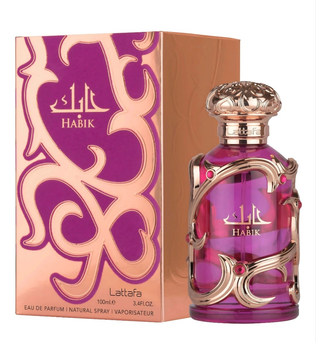 Habik for her by Lattafa 100ml Eau de Parfum white floral fresh citrus Pear jasmine lily freesia musk amber oakmoss