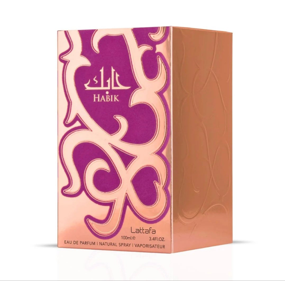 Habik for her by Lattafa 100ml Eau de Parfum white floral fresh citrus Pear jasmine lily freesia musk amber oakmoss