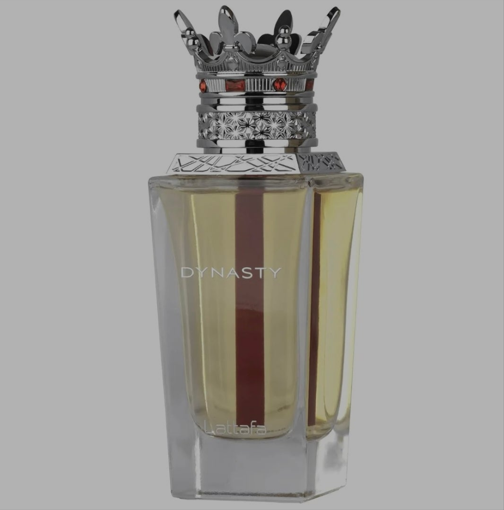Dynasty 100ml Eau de Parfum citrus aromatic raspberry roiboos tea amberwood cedar cashmeran suede perfume