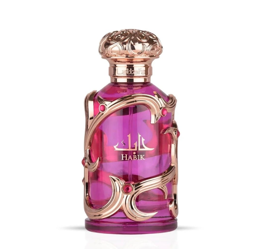 Habik for her by Lattafa 100ml Eau de Parfum white floral fresh citrus Pear jasmine lily freesia musk amber oakmoss