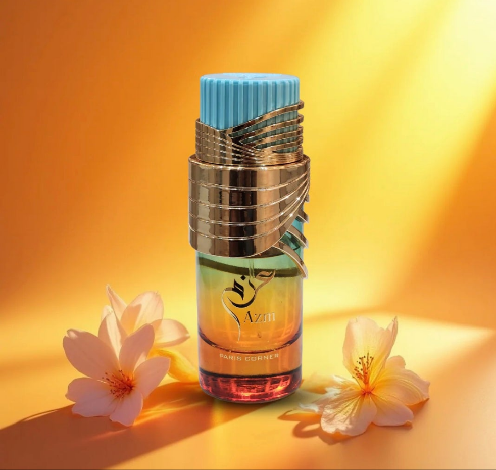 AZM 100ml Eau de parfum peach Pear mandarin rum jasmine tuberose vanilla sandlewood musk