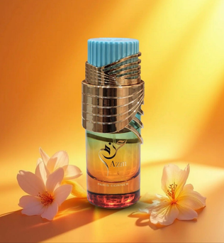AZM 100ml Eau de parfum peach Pear mandarin rum jasmine tuberose vanilla sandlewood musk