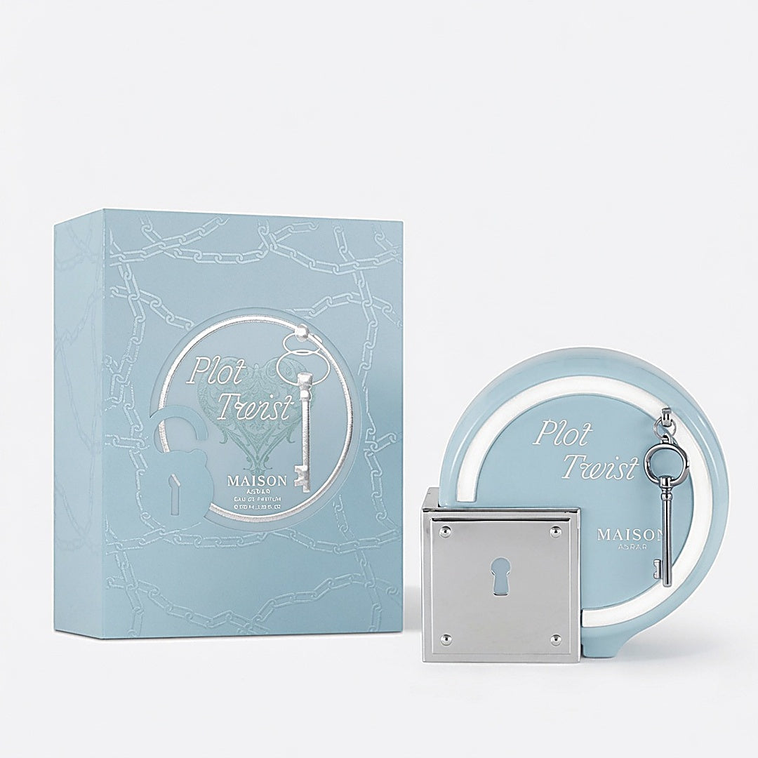 Plot Twist by Maison Asrar 100ml Eau de Parfum coconut milk gardenia jasmine musk amber vanilla