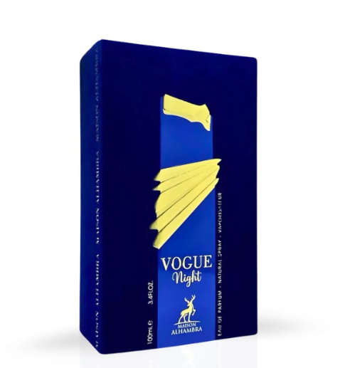Maison Alhambra Vogue Night 100ml Eau de Parfum aquatic citrus caramel jasmine tonka patchouli raspberry vanilla ambergris musk