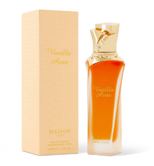 Vanilla Aura by Maison Asrar 100ml Eau de Parfum bergamot lily of the valley caramel vanilla chocolate amber sandlewood tonka vanilla