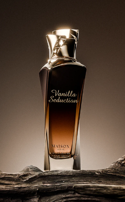 Vanilla Seduction by Maison Asrar 100ml Eau de Parfum plum lily jasmine vanilla brown sugar caramel tonka musk amber patchouli