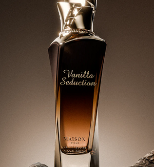 Vanilla Seduction by Maison Asrar 100ml Eau de Parfum plum lily jasmine vanilla brown sugar caramel tonka musk amber patchouli