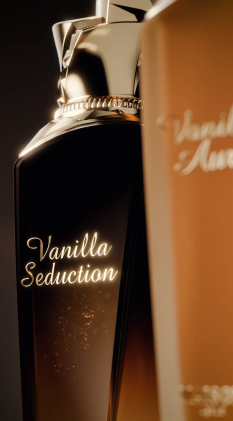 Vanilla Seduction by Maison Asrar 100ml Eau de Parfum plum lily jasmine vanilla brown sugar caramel tonka musk amber patchouli