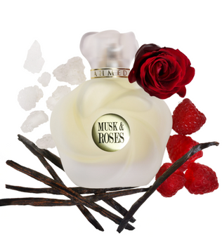 Musk and Roses 75ml Eau de Parfum clean floral raspberry rose musk unisex perfume