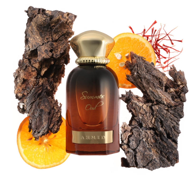 Summer Oud 60ml Extrait de Parfum mandarin saffron rose amber incense patchouli cashmere caramel oud musk leather