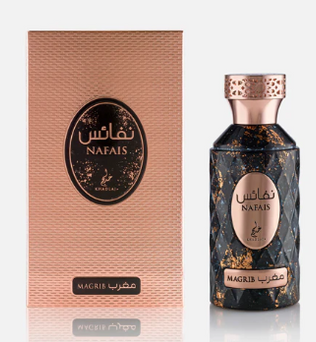 Nafais Magrib 100ml Eau de Parfum yuzu grapefruit mandarin tropical fruit galbanum ozonic aldehydes musk