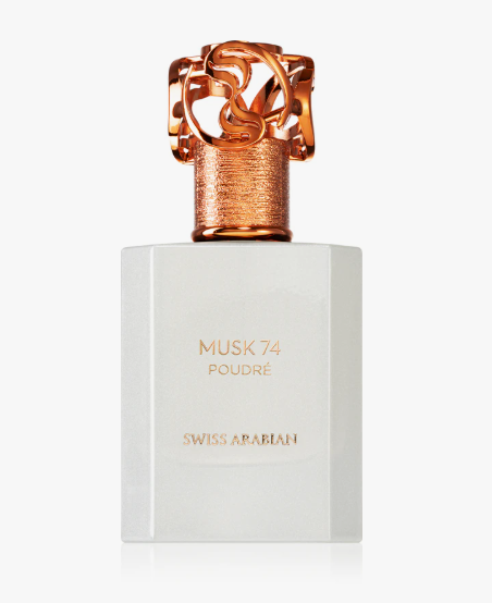 Musk 74 Poudre 50ml Extrait de Parfum floral powdery musk with ylang ylang heliotrope iris white florals and vanilla