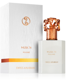 Musk 74 Poudre 50ml Extrait de Parfum floral powdery musk with ylang ylang heliotrope iris white florals and vanilla