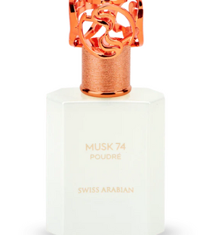 Musk 74 Poudre 50ml Extrait de Parfum floral powdery musk with ylang ylang heliotrope iris white florals and vanilla