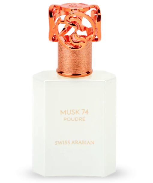Musk 74 Poudre 50ml Extrait de Parfum floral powdery musk with ylang ylang heliotrope iris white florals and vanilla