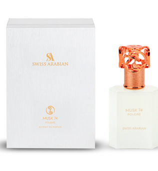 Musk 74 Poudre 50ml Extrait de Parfum floral powdery musk with ylang ylang heliotrope iris white florals and vanilla