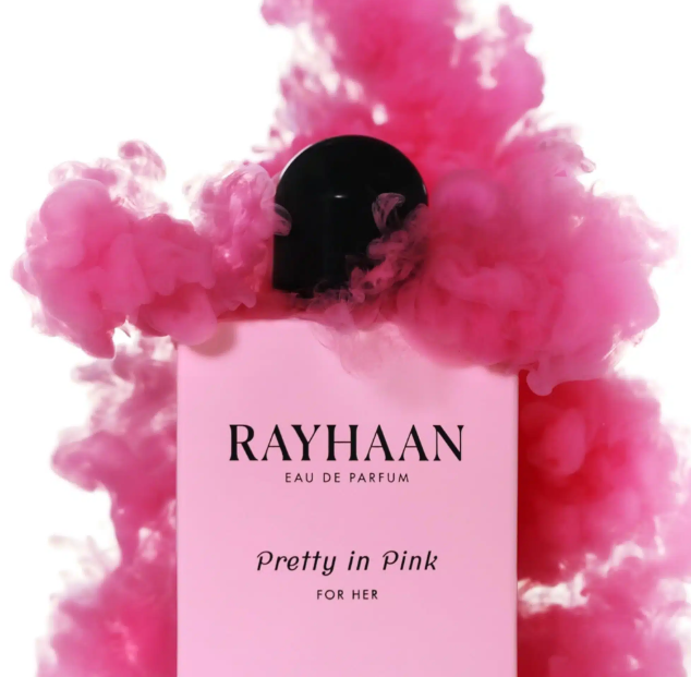 Pretty in Pink 100ml Eau De Parfum by Rayhaan cassis rose freesia vanilla amboxan patchouli