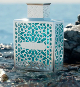 Rayhaan Aquatica 100ml Eau De Parfum bergamot coconut milk lime sugarcane jasmine hibiscus patchouli musk tonka rum