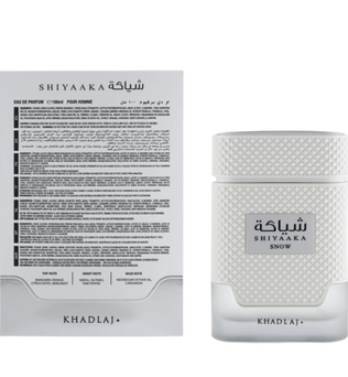 Shiyaaka Snow Special Edition 100ml Extrait De Parfum citrus neroli nutmeg pink pepper vetiver cardamom