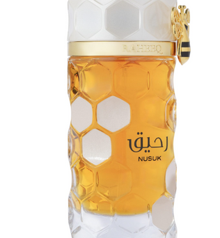 Raheeq 100ml Extrait de Parfum honey blood orange gourmand apricot magnolia coconut caramel vanilla musk sandlewood