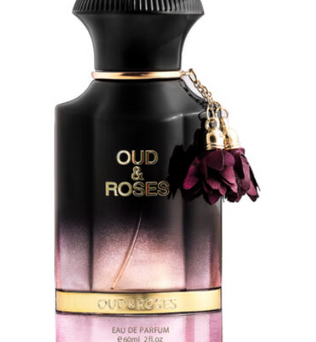 Oud & Roses 60ml Extrait de Parfum rose lemon white floral sandle wood frankincense agarwood musk amber