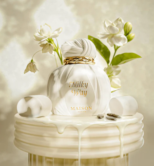 Milky Way by Maison Asrar 100ml Eau de Parfum caramel plum milk ylang ylang jasmine orris cashmere tonka vanilla sandlewood