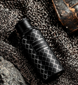 Vanguard by Maison Asrar 100ml Eau de Parfum Apple Pineapple Grapefruit pink pepper Lily ginger cardamom ambergris cashmere leather musk
